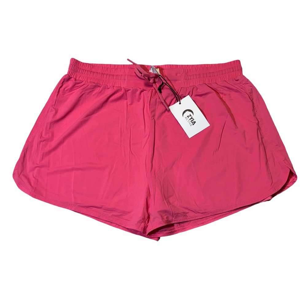 NEW Zyia Active women’s 3XL XXXL hot pink progress stretch shorts NWT